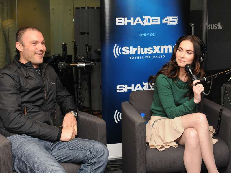 Megan Fox Visits SiriusXM Radio In NY Wallpaper