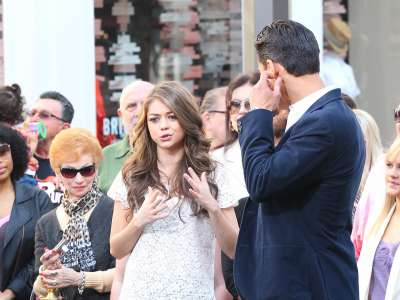 Sarah Hyland At The Grove In LA