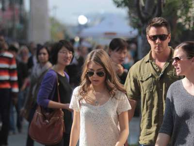 Sarah Hyland At The Grove In LA