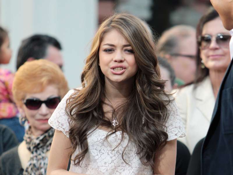 Sarah Hyland At The Grove In LA Wallpaper