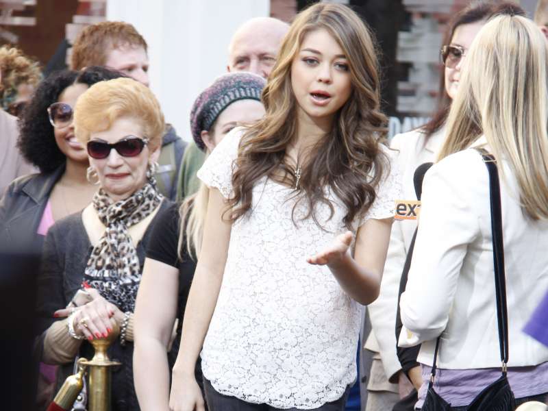 Sarah Hyland At The Grove In LA Wallpaper