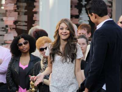 Sarah Hyland At The Grove In LA