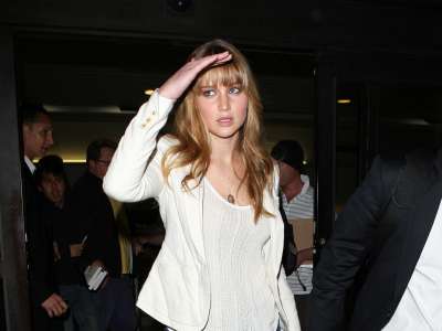 Jennifer Lawrence At LAX